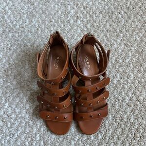 Gucci Women's Brown Leather Wedges